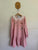 Monsoon dusky pink butterfly sequin dress Sz 11-12 NWT