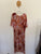 Autograph red paisley dress Sz 14 EUC worn twice