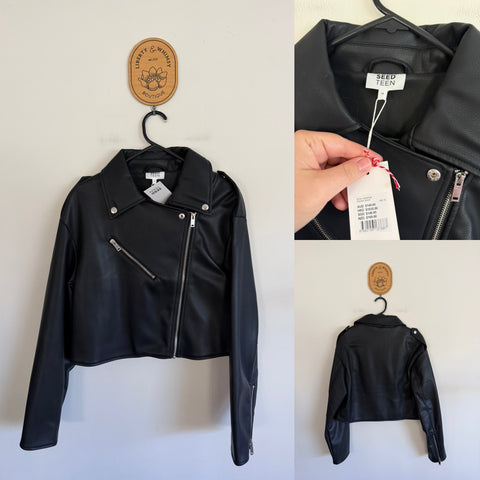 Seed Teen black jacket Sz 16 RRP $149.95 NWT