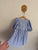 Seed blue gingham dress Sz 4 as new