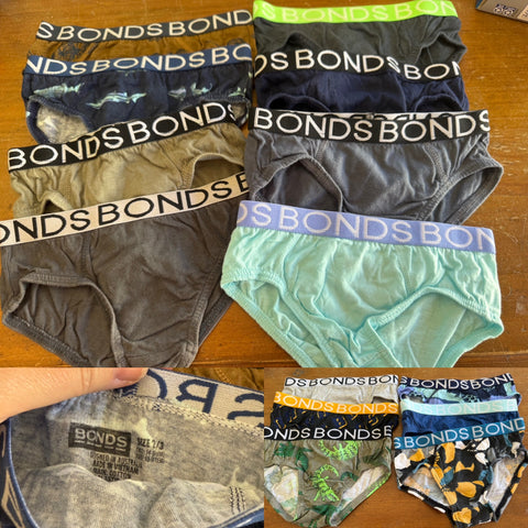 Bonds 14 pairs undies Sz 2-3 NWOT