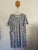 Regatta khaki/white print dress Sz 14 NWOT