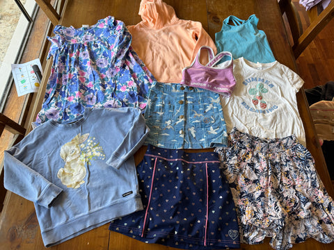 24pc sizes 5 and 6 girls clothes play bundle - Country Road, Seed, Paper Wings, Decjuba, Body Glove, Kip & Co, Rip Curl, Milky, RYK, Bonds, Hux, Wovenplay, Ghanda, Adidas, Milkshake, Missoni