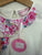 La Sienna l/s Jasmine top with bow Sz 3 NWT
