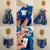 Ralph Lauren blue floral dress & bloomers outfit Sz 12m EUC worn once, no belt