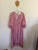Iris Maxi pink floral boho dress Sz 16 NWT