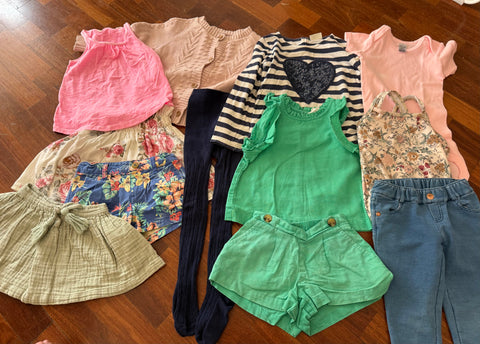 29pc bundle sizes 2 and 3 girls clothes play bundle - Jamie Kay, Seed, Country Road, Next, M&S, Milkshake, David Jones, Two Darlings etc