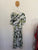 Autograph leaf print belted dress Sz 16 EUC worn twice