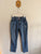 River Island faded blue jeans Sz 13-14 as new