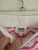 Seed Teen pink/white crochet shorts Sz 10 NWOT