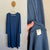 Brand unknown l/s blue dress Sz XL as new