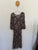 Autograph black ditsy floral hi-lo dress Sz 18 as new