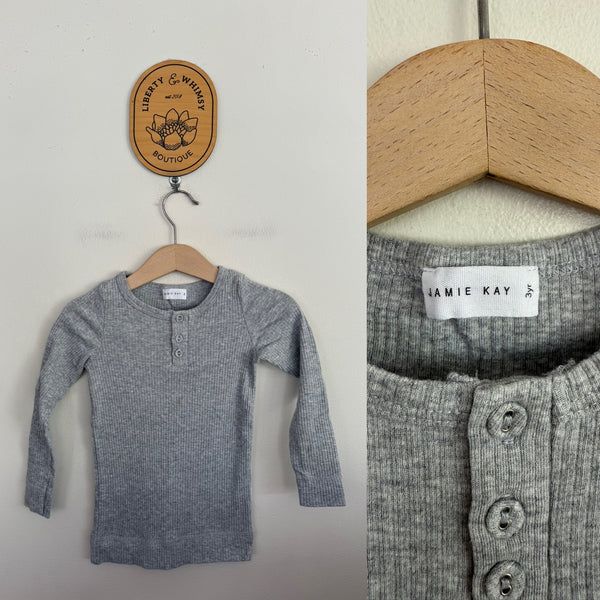 Jamie Kay l/s grey top Sz 3 as new