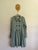 Burberry sage green soft cotton trench dress Sz 14 EUC worn twice