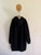 Kenzo Kids l/s black hooded fleece jumper dress Sz 14 worn once, small nick in shoulder has been mended as pictured