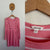 Milkshake l/s pink stripe dress Sz 7 EEUC