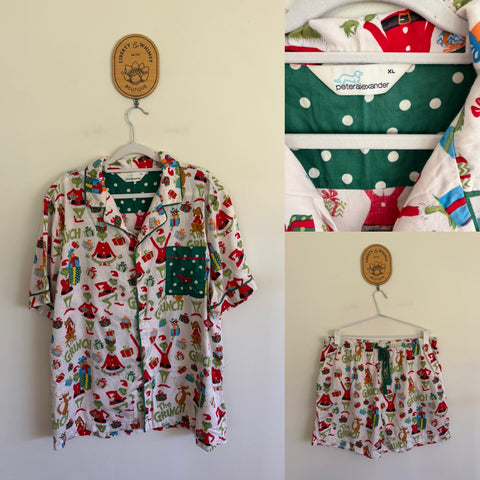 Peter Alexander Grinch Christmas pjs Sz XL as new/EUC
