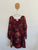 Auguste deep pink print dress Sz 10 as new