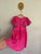 Milkshake pink flutter dress Sz 8 as new with dot on hem