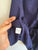 Little Bitty Stitches navy collared halter top Sz 4 NWOT