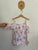 TILII floral cold shoulder top Sz 12 as new