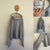 Country Road grey embellished hoodie Sz 16 as new
