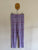 Country Road purple ribbed leggings/pants Sz 12 as new (washed only)