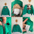 Burberry green hooded rain jacket Sz 6 EUC/VGUC