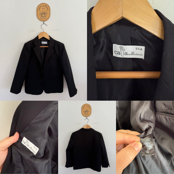 Calla Collection USA black blazer Sz 5 as new