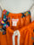 Country Road orange floral dress Sz 3 EEUC