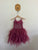Tutu du Monde dark pink tulle dress Sz 2-3 VGUC