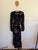 City Chic l/s black floral wrap dress Sz XXS 12 NWOT