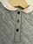 Burberry grey soft quilted dress with pink tartan collar Sz 3m NWOT