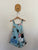 Country Road blue ruffle romper Sz 4 EEUC