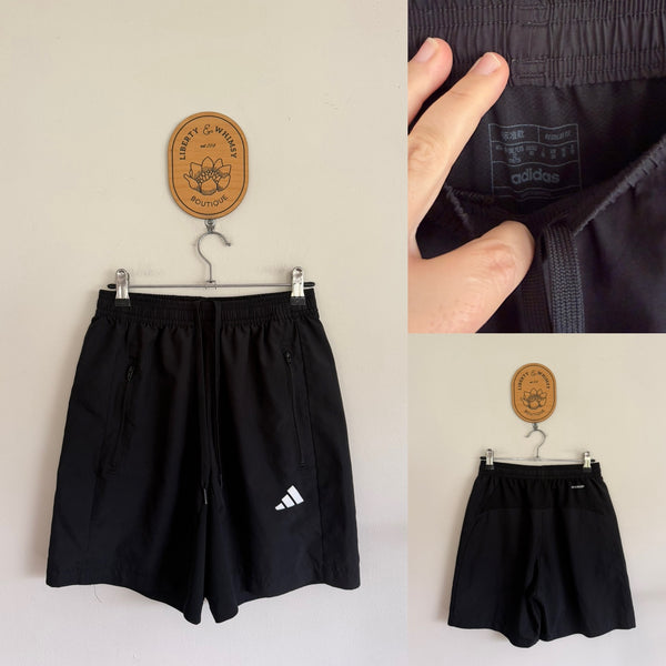 Adidas black shorts Sz XS men’s or 12-14 teens as new