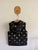 Country Road black/metallic hooded vest Sz 6-7 as new