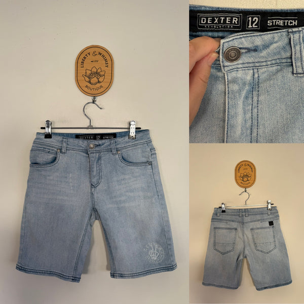 Dexter stretch denim shorts Sz 12 EUC worn once
