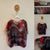 Ice Express by Nava Kingston sheer abstract top Sz 16 as new