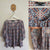 Basque paisley print top Sz 16 as new