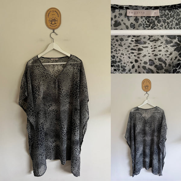 Regatta sheer animal print tunic/kaftan Sz M but will easily fit L, as new