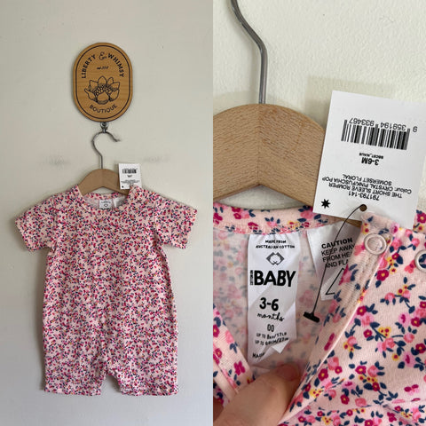Cotton On Baby Somerset floral romper Sz 00 NWT