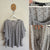 Basque white/black print top Sz 16 as new
