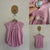 Little English pink smocked romper with embroidered sheep Sz 1 as new