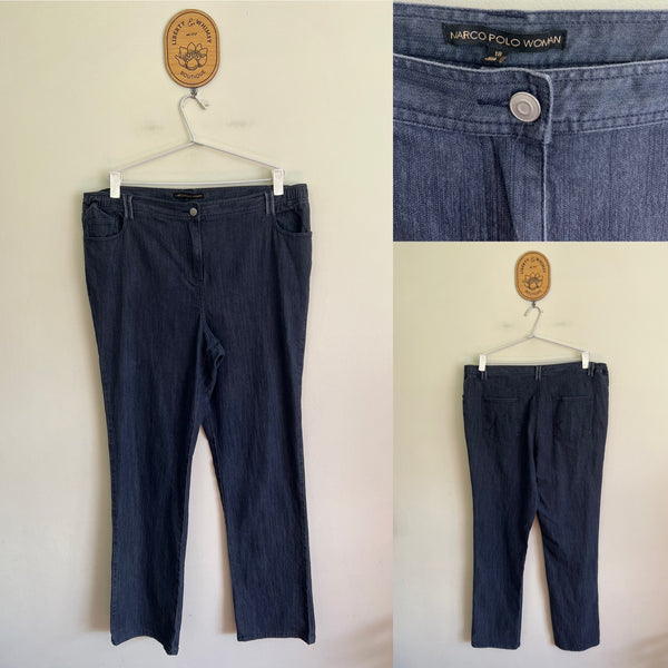 Marco Polo Woman indigo jeans Sz 18 EUC