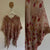 Brand unknown silk floral cape throw One Size as new