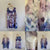 Paula & Jo Floral Silk Dress & Shawl/Cardigan Set Size 14-16 NWT