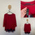 Marks & Spencer Collection l/s red top Sz 16 NWOT