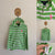 Ralph Lauren green/white stripe hoodie Sz 6 as new
