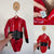 Made in Australia red corset dance leotard Sz 12 (slim) as new