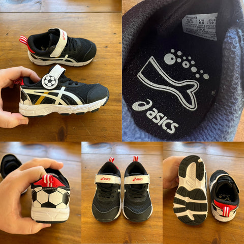 ASICS Contend 6 School Yard soccer runners Sz 6US as new, worn once briefly